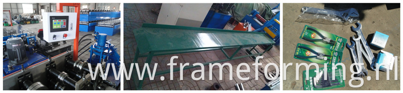 Box frame forming machine